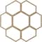 Ekena Millwork Florin Wood Fretwork Pierced Ceiling Medallion, Birch, 20"OD x 8 1/2"ID x 1/4"T CMWP20X20X0250FOBI - alternate 4